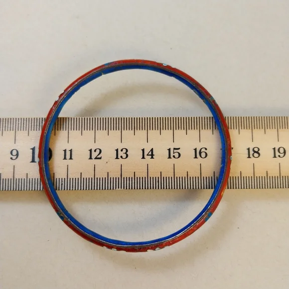 Colorful Cloisonné Bangle Set - Picture 11 of 16